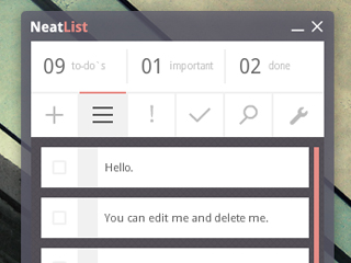 NeatList AIR App