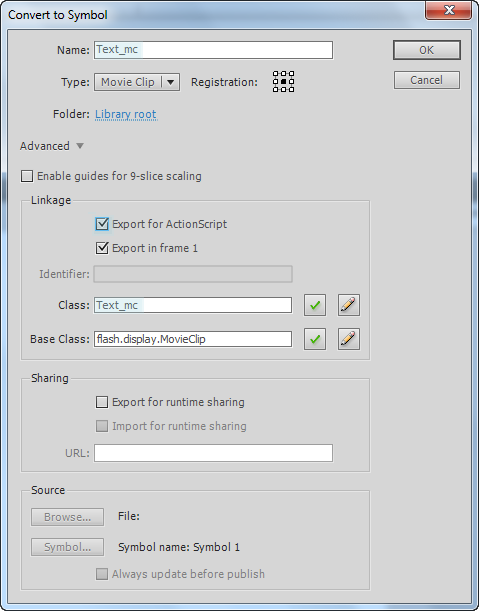 simple Flash menu tutorial