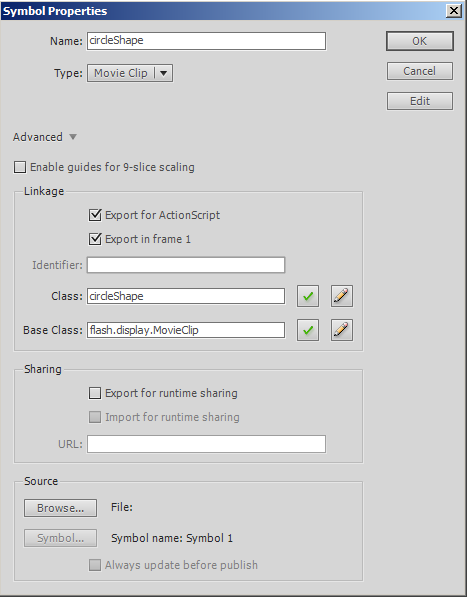a MovieClip to be used with ObjectPool