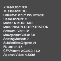Quick Tip: Use AS3 to Grab Exif Data From a JPG Image
