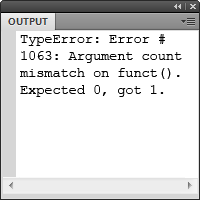 Quick Tip: How to Debug an AS3 Error #1063