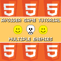 HTML5 Avoider Game Tutorial: Multiple Moving Enemies