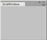 Opened custom editor window.