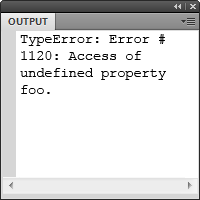 Quick Tip: How to Debug an AS3 Error #1120 