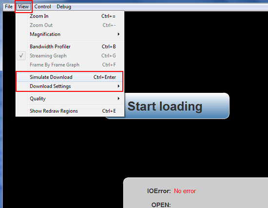 Simulate Download