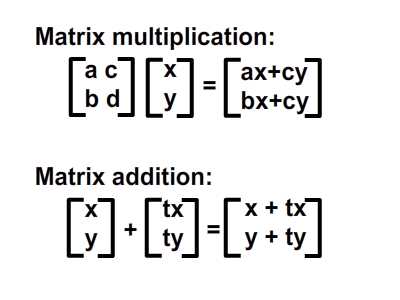 Matrix operations