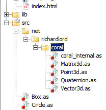 Coral integrated with source folder
