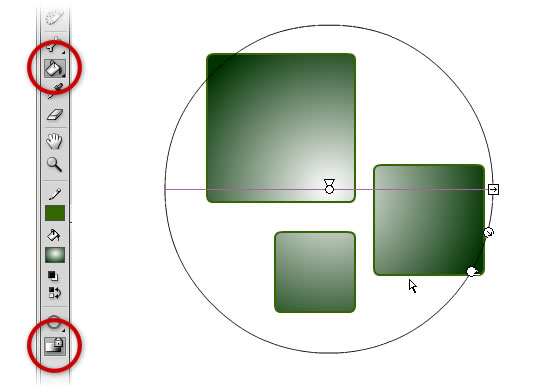 Flash Tips and Best Practices for Designers: Drawing locked gradient Flash Tips and Best Practices for Designers: Drawing